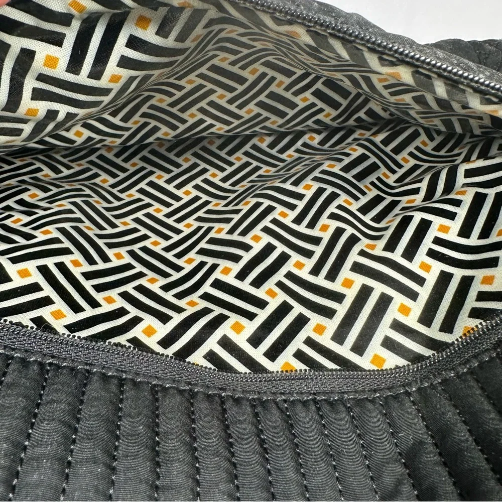 Vera Bradley Stroll Around Baby Diaper Bag | Black | Quilted Tote Handbag Travel